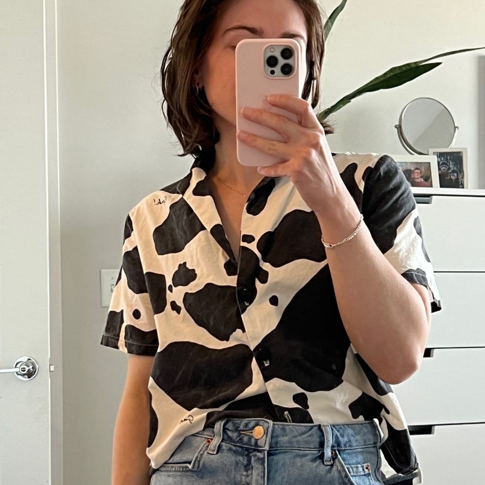 Lisa Says Gah Cotton Cow Shirt